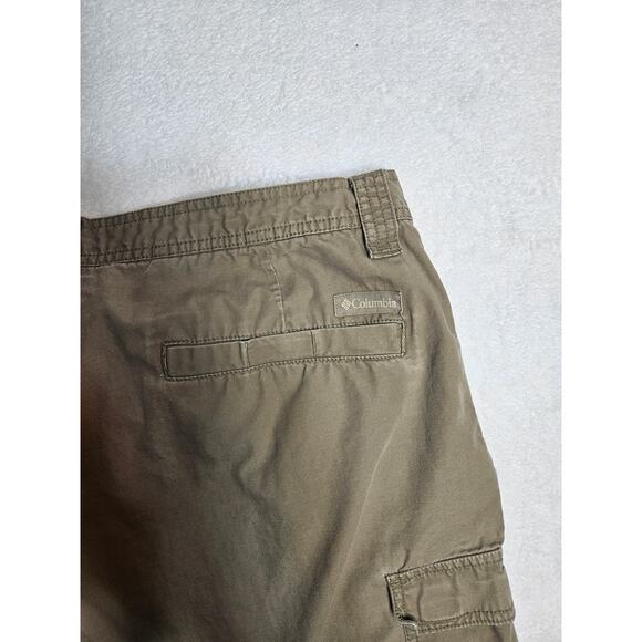 Columbia Sportswear Cargo Shorts Men's Size 38 Color Beige Outdoor Lightweight - Picture 12 of 12